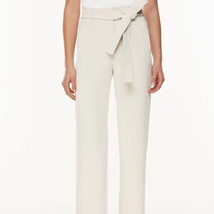 Aritiza Wilfred Tie Front Pants 8  NWT Japanese Crepe - Color: Light Birch